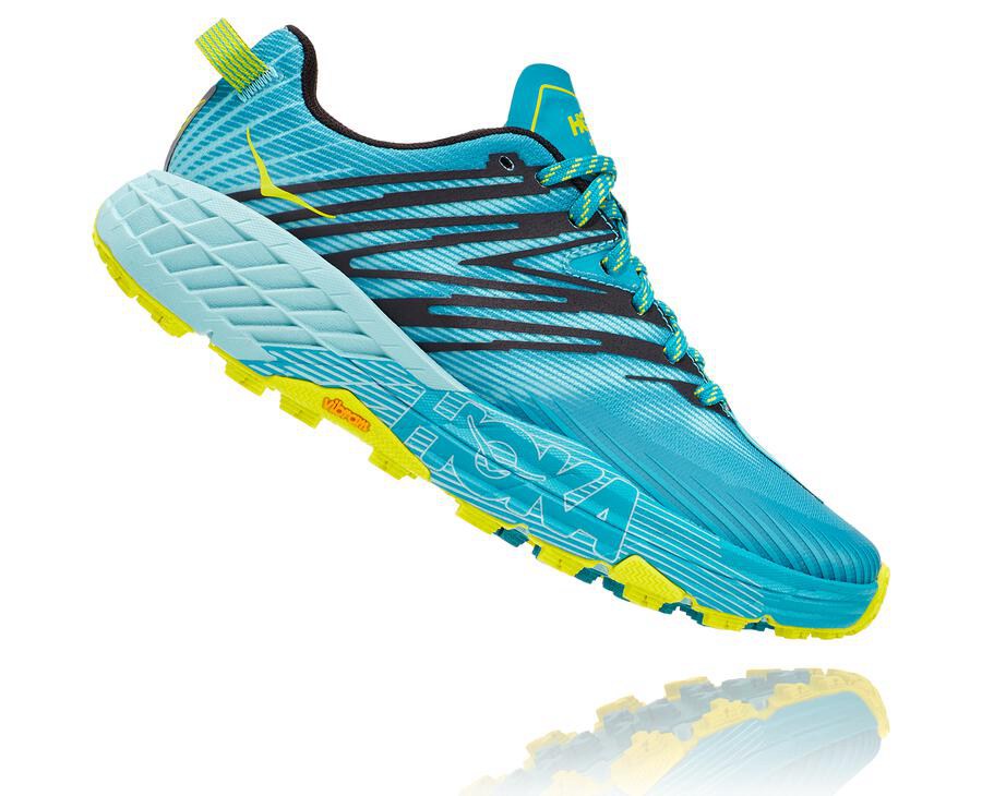 Hoka One One Trailove Tenisky Damske Tyrkysové - Speedgoat 4 - 70859-QFJL